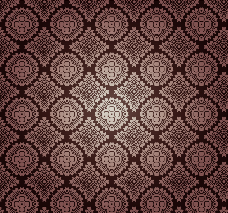 Maroon retro pattern background vector material