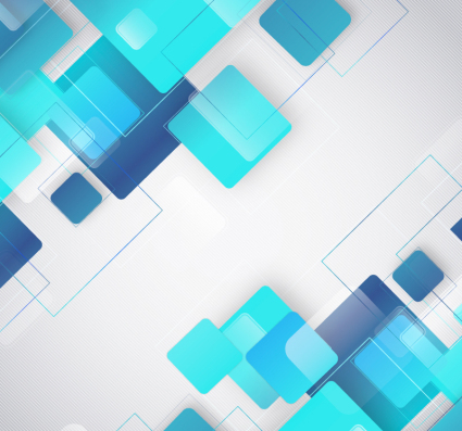 Fashion blue square background vector material
