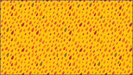 Bright yellow color raindrop background vector material