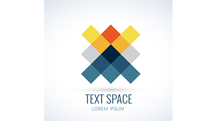 Creative symbol Vector diamond stitching