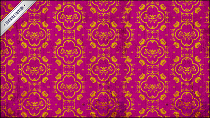 Bottom Rose gold pattern background vector material