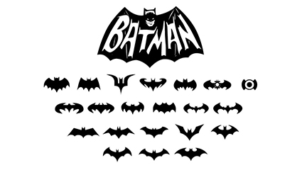 21 Batman BATMAN logo vector