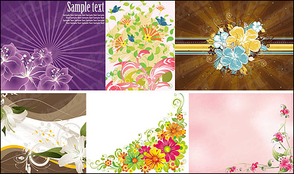 delicate flower pattern