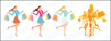 Female fashion shopping