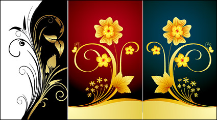 symmetrical design pattern vector material