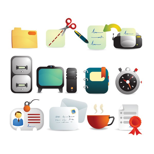 Office icon vector 