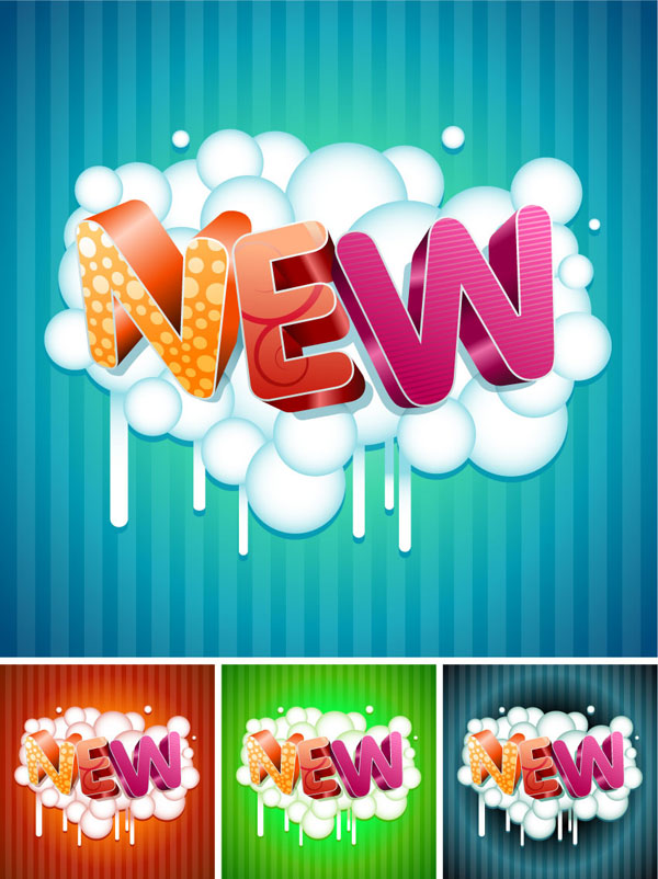 Three-dimensional word 