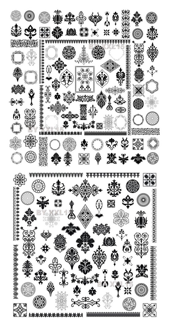 Totem exquisite pattern vector material