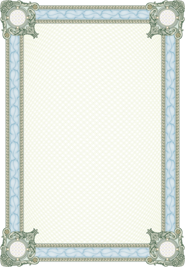 Classic security pattern border 02 - vector