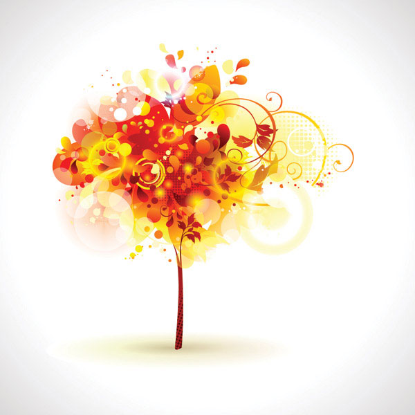 Brilliant dynamic elements of the trend 02-- vector material