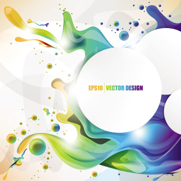 Colorful background 02-- vector material