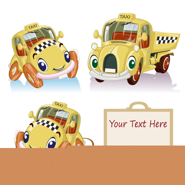 Cartoon toy car 02 - vector