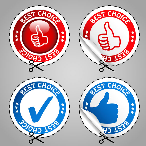 &nbsp;Fine label 01 - vector material