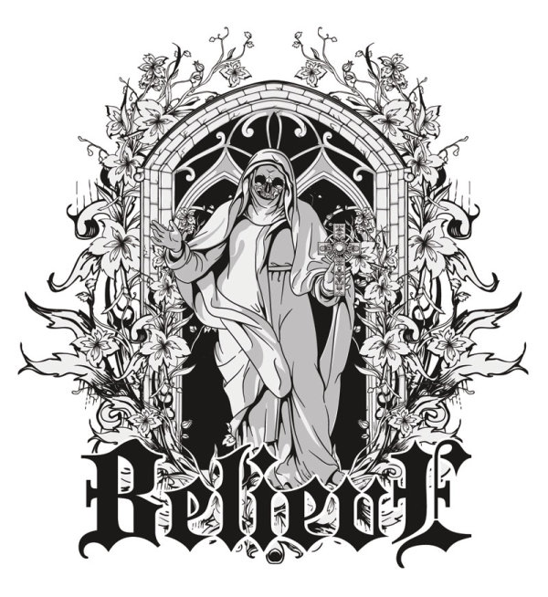 The trend of T-shirt 24 - vector material