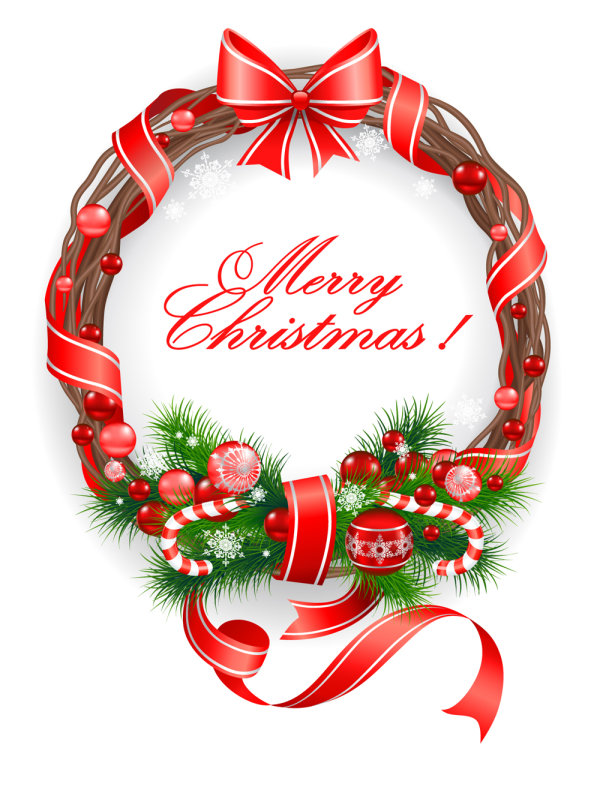 Christmas decorative material 03 - vector material