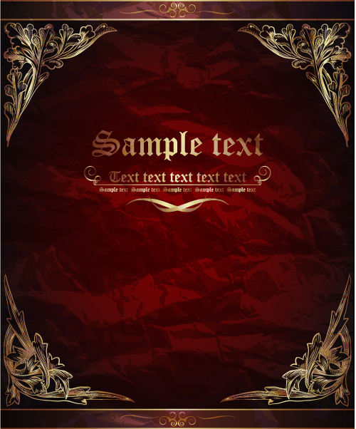 European pattern background 01 - vector material