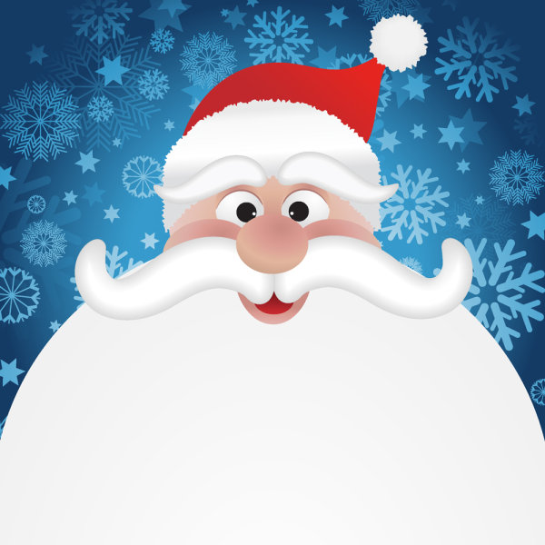 Cartoon Santa Claus 04 - vector material