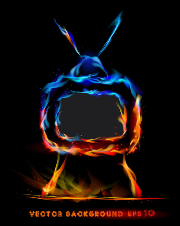 Flame effects 02 - vector material