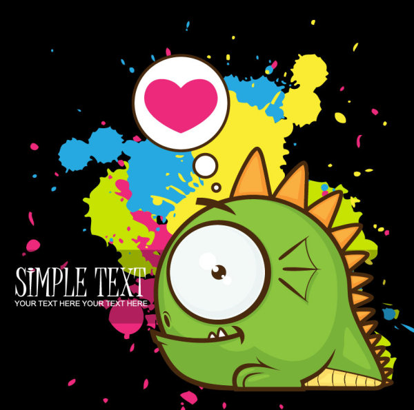 The trend animal illustrator 05 - vector material