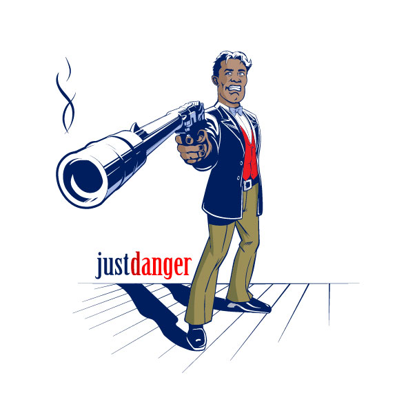 Cartoon line art figures 01 - vector material