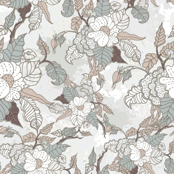 Line art pattern background 05 - vector material