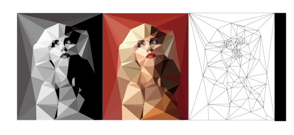 Color figures - vector material