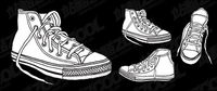Vector shoes material