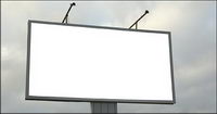 Blank large outdoor billboard picture material-5