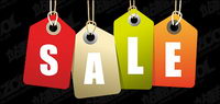 vector sale tag material