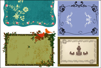 5 practical lace vector of material