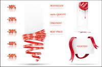 Vector supermarket discount card