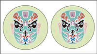 Chinese traditional mask vector