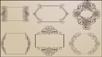 Exquisite decorative patterns 01 - Vector