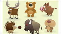 Cartoon animals image - vector