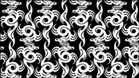 Dragon-shaped patterns 01 - vector