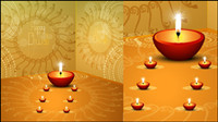 New Year candle 03 - vector