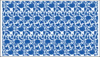 Blue and white porcelain, blue and white porcelain pattern vector