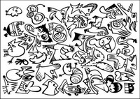 Vector Monster Cartoon Crazy