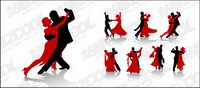 Vector material dance figures in Pictures