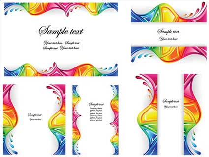 Dynamic wave vector colorful graphics material