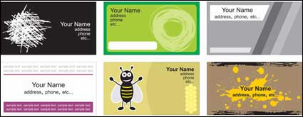 Some card template vector material