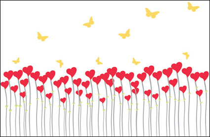 Love the butterfly-shaped vector material can be