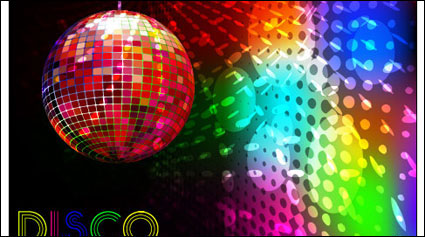 Vector musical theme of the trend