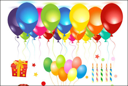 Birthday celebrations vector of material