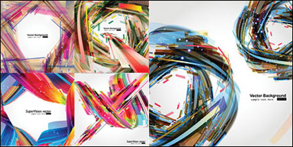 Symphony messy dynamic light Vector