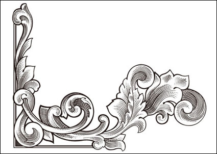 Practical gorgeous pattern vector material