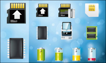 Very delicate system icon vector material -2