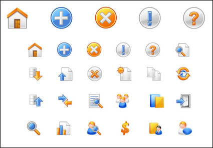 Common vector web icons - vector material