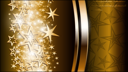 Star bright background vector material -1