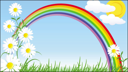 Cartoon Rainbow 03 - vector